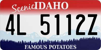 ID license plate 4L5112Z