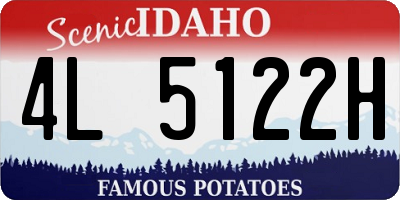 ID license plate 4L5122H