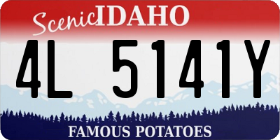 ID license plate 4L5141Y
