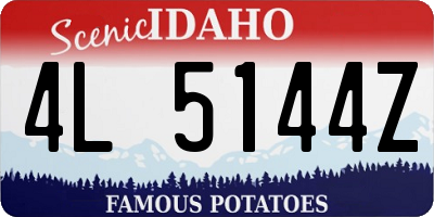 ID license plate 4L5144Z