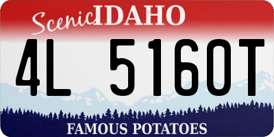 ID license plate 4L5160T
