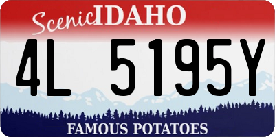 ID license plate 4L5195Y