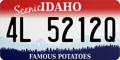 ID license plate 4L5212Q