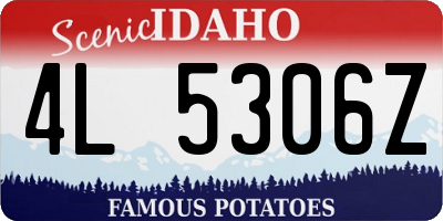ID license plate 4L5306Z