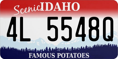 ID license plate 4L5548Q