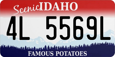 ID license plate 4L5569L
