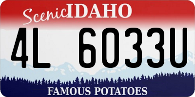 ID license plate 4L6033U