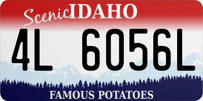ID license plate 4L6056L