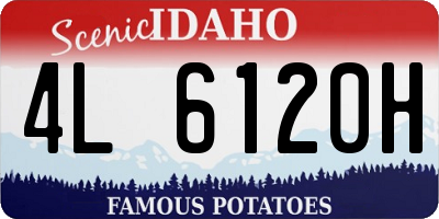 ID license plate 4L6120H