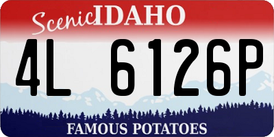 ID license plate 4L6126P