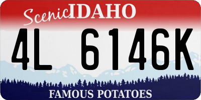 ID license plate 4L6146K