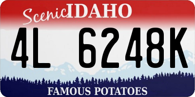 ID license plate 4L6248K