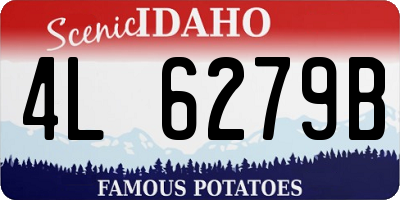 ID license plate 4L6279B
