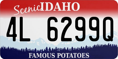 ID license plate 4L6299Q
