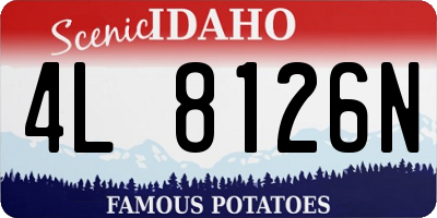 ID license plate 4L8126N