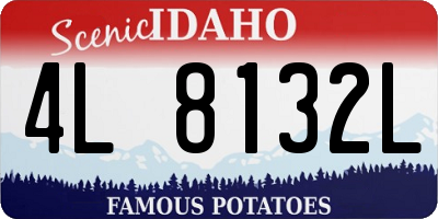 ID license plate 4L8132L