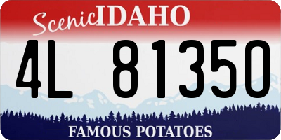 ID license plate 4L8135O