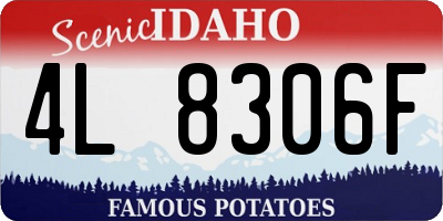 ID license plate 4L8306F