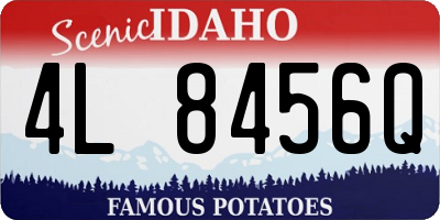 ID license plate 4L8456Q