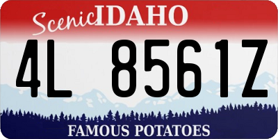 ID license plate 4L8561Z