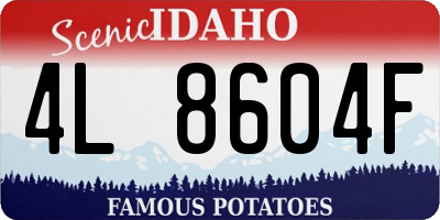 ID license plate 4L8604F