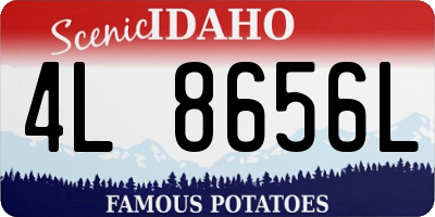 ID license plate 4L8656L