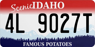 ID license plate 4L9027T