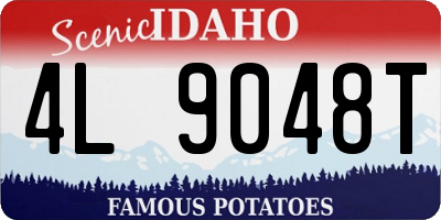 ID license plate 4L9048T
