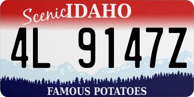 ID license plate 4L9147Z