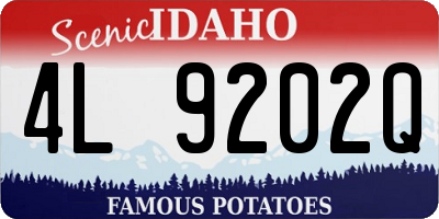 ID license plate 4L9202Q