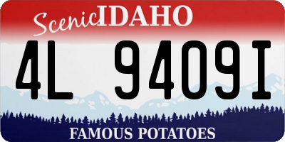 ID license plate 4L9409I