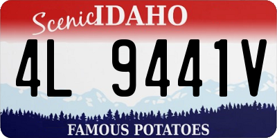 ID license plate 4L9441V