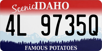 ID license plate 4L9735Q