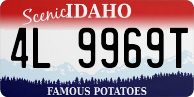 ID license plate 4L9969T