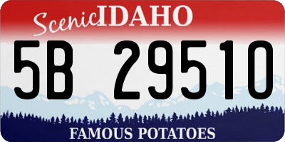 ID license plate 5B2951O
