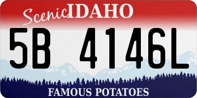 ID license plate 5B4146L