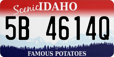 ID license plate 5B4614Q