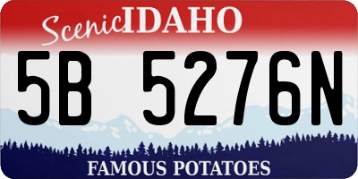 ID license plate 5B5276N