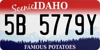 ID license plate 5B5779Y
