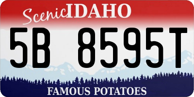ID license plate 5B8595T