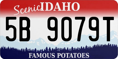 ID license plate 5B9079T