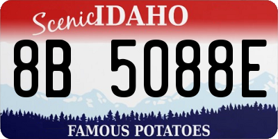 ID license plate 8B5088E
