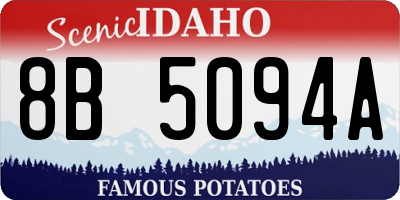 ID license plate 8B5094A