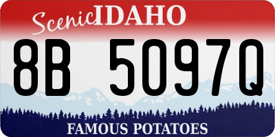 ID license plate 8B5097Q