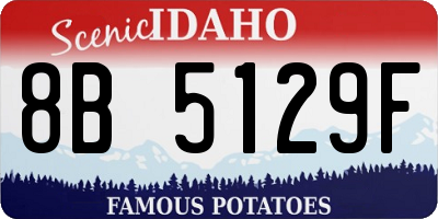 ID license plate 8B5129F