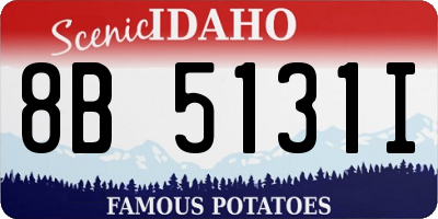 ID license plate 8B5131I