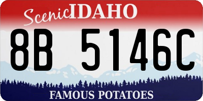 ID license plate 8B5146C