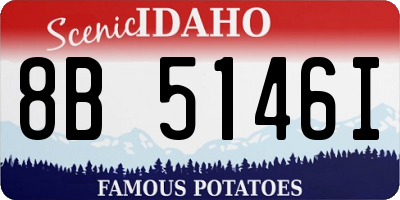 ID license plate 8B5146I