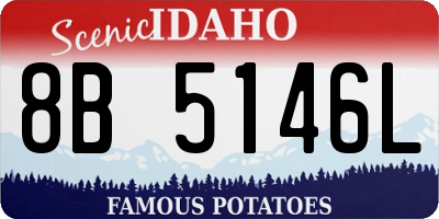 ID license plate 8B5146L