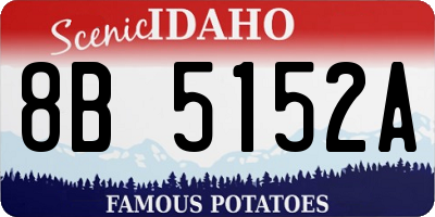 ID license plate 8B5152A